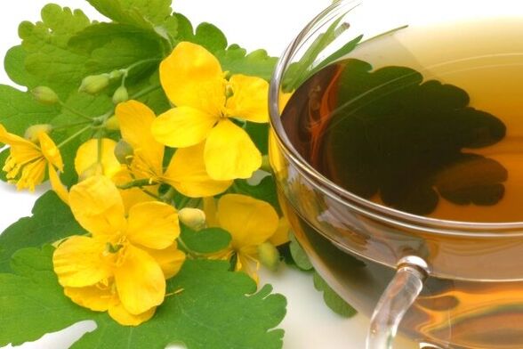 Celandine infusion for the treatment of prostatitis.